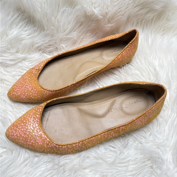 Poppy Barley Shoes - Poppy Barley Women's Orange and Pink Flats